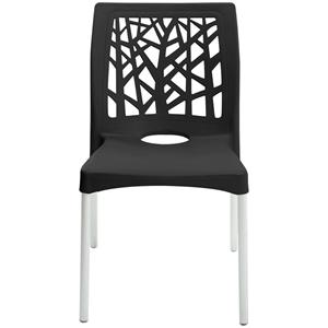 Cadeira Forte Plástico Nature - Preto