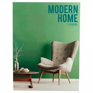 Caixa Livro Decorativa Rojemac Wolff Modern Home em Papel Rígido - Colorida