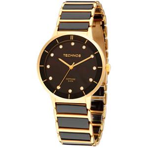 Relógio Technos Elegance 2036LMO4P - Preto/Dourado
