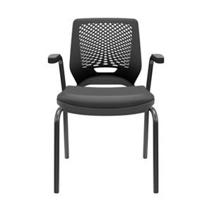 Cadeira Fixa Plaxmetal Beezi 39003 - Preta