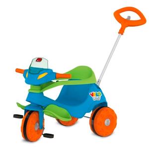 Triciclo Infantil Bandeirante Velobaby com Assento Anatômico - Azul