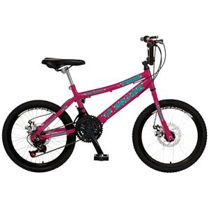 Bicicleta Aro 20 Colli Skill Girl em Aço Carbono 21 Marchas Freio a Disco - Rosa