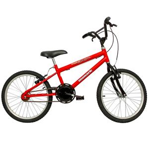 Bicicleta Aro 20 Monark BMX em Aço Carbono Freio V-Brake - Vermelha/Preta