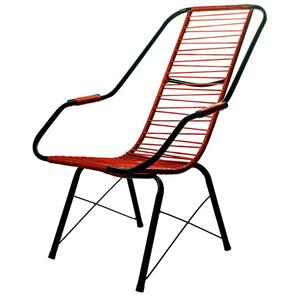 Cadeira de Macarrão Planalto Tradicional - Vermelha