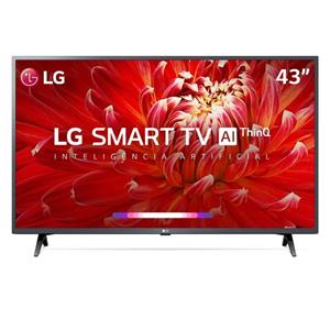 Smart TV LED LG 43'' FHD Wi-Fi Inteligência Artificial ThinQ Al Bluetooth 3 HDMI e 2 USB