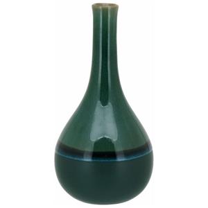 Garrafa Decorativa de Cerâmica GS Posiet Verde - 24x12cm
