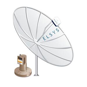 Antena Parabólica Elsys ETK121 1.70 com Monoponto