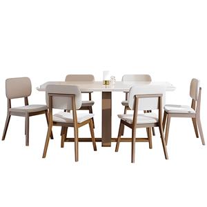 Mesa de Jantar Imcal Wood com 6 Cadeiras Classic